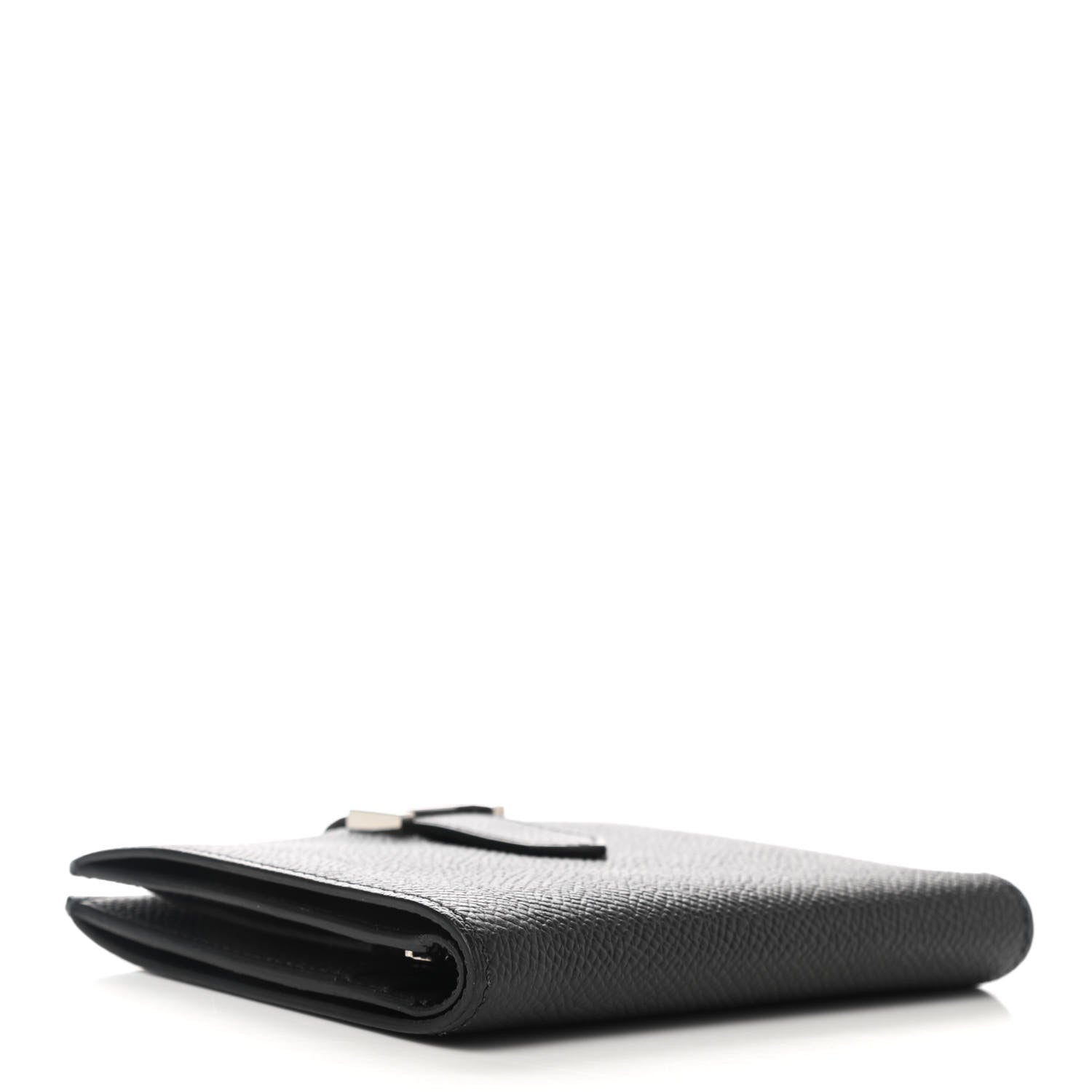Hermes Epsom Bearn Compact Wallet Black 4 of 8