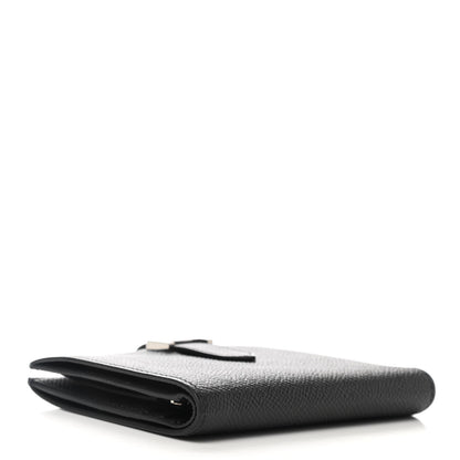 Hermes Epsom Bearn Compact Wallet Black 4 of 8