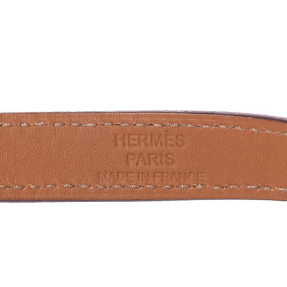 Hermes Epsom Kelly Double Tour Bracelet T1 Gold 5 of 6