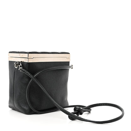 Chanel Metallic Lambskin Quilted CC Vanity With Chain Black 3 of 11