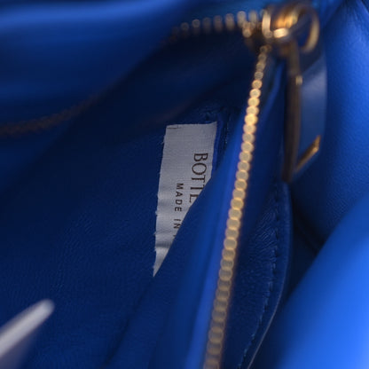 Bottega Veneta Lambskin Maxi Intreccio Padded Chain Cassette Crossbody Bag Cobalt 8 of 9