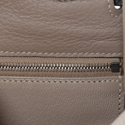 Hermes Taurillon Clemence Tri-color Kelly Retourne 35 Graphite Gris Tourterelle Gris Clair 23 of 36
