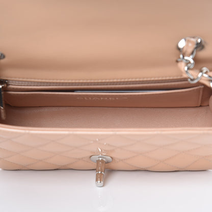 Chanel Patent Calfskin Quilted Mini Rectangular Flap Light Pink 5 of 10