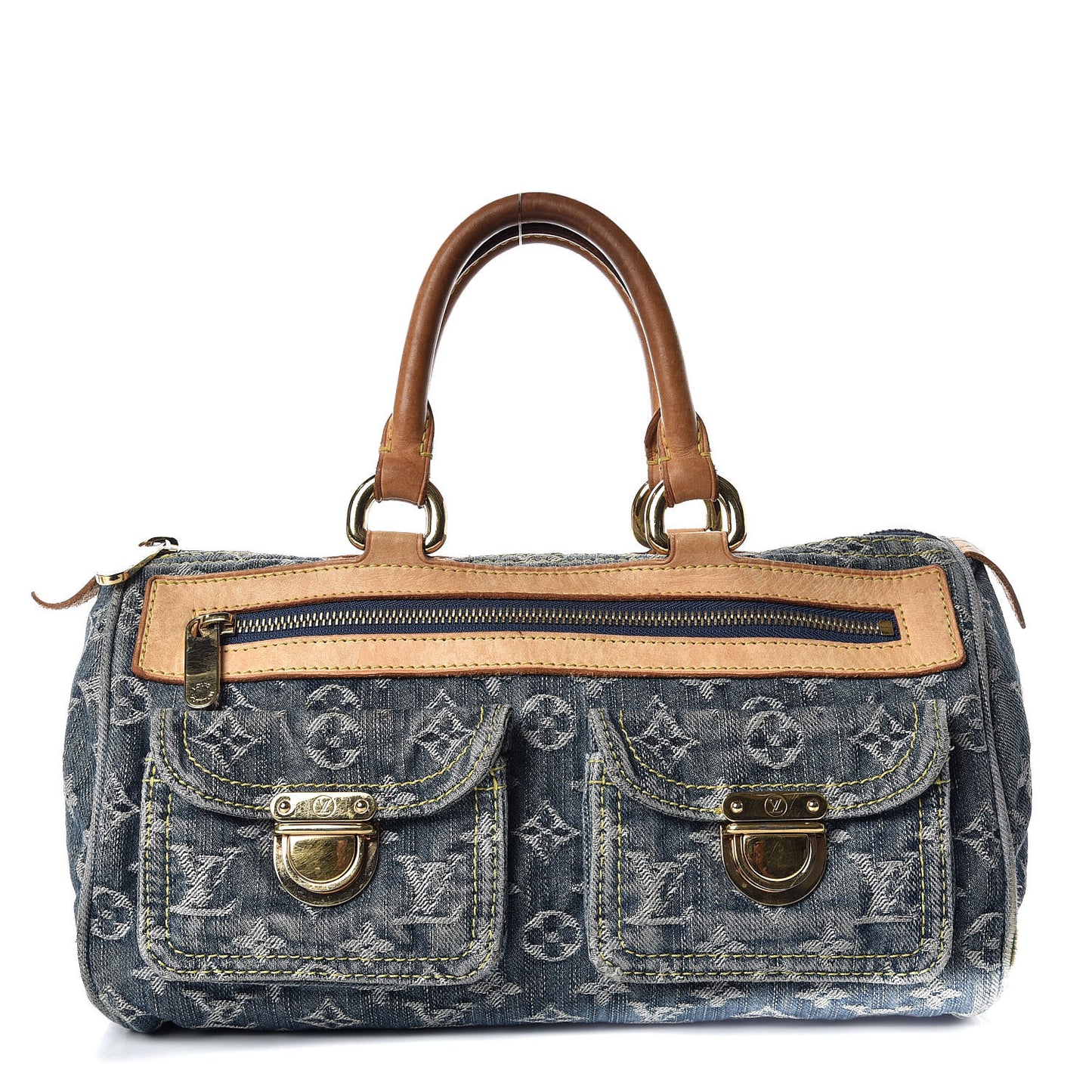 Monogram Denim Neo Speedy Blue