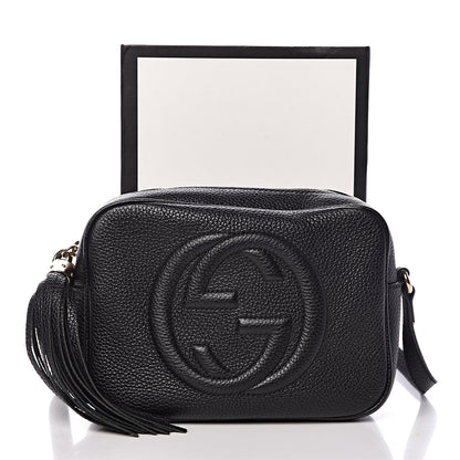 Gucci Pebbled Calfskin Small Soho Disco Bag Black 10 of 10