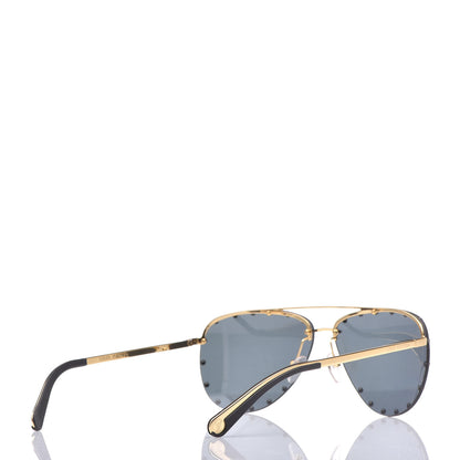Louis Vuitton The Party Aviator Sunglasses Z0911U Blue 4 of 8