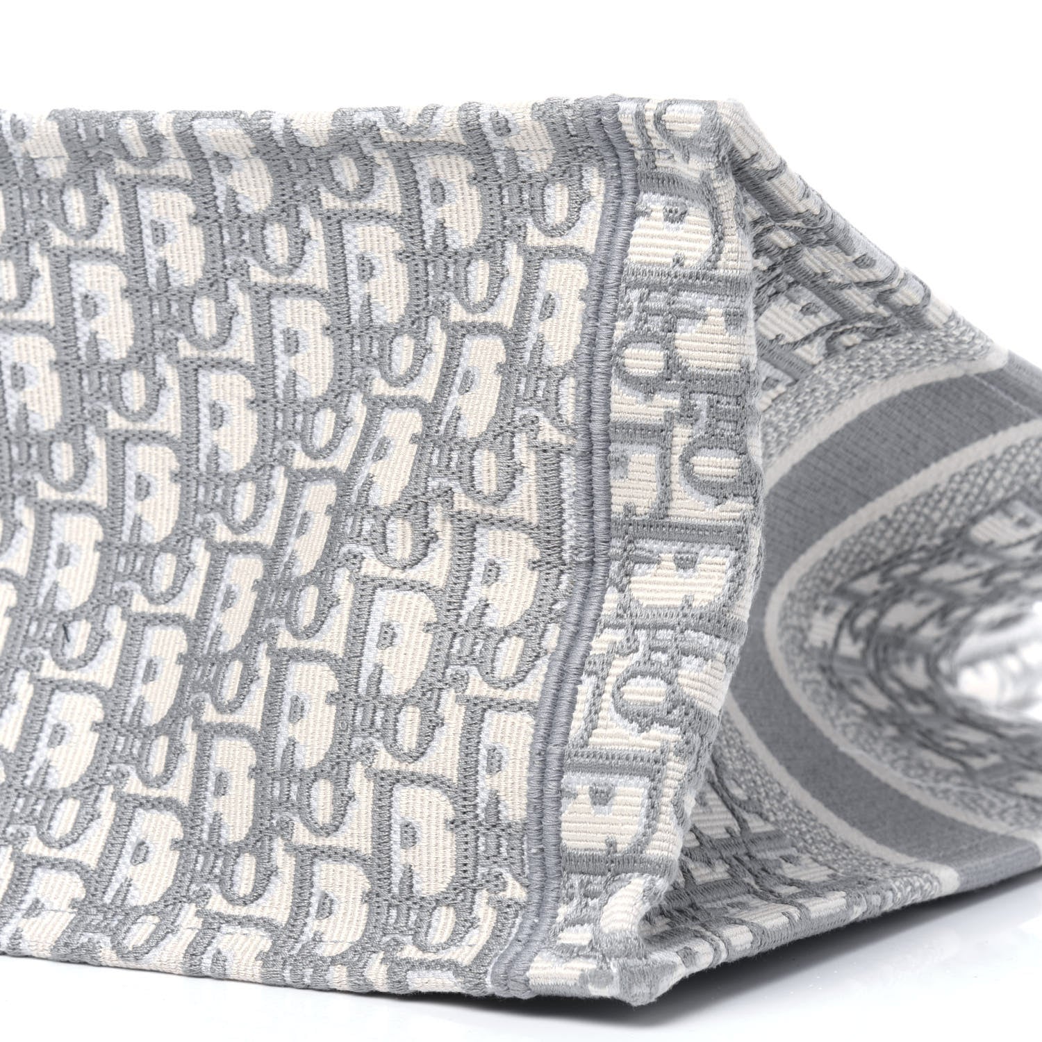 Christian Dior Oblique Medium Book Tote Grey 9 of 9