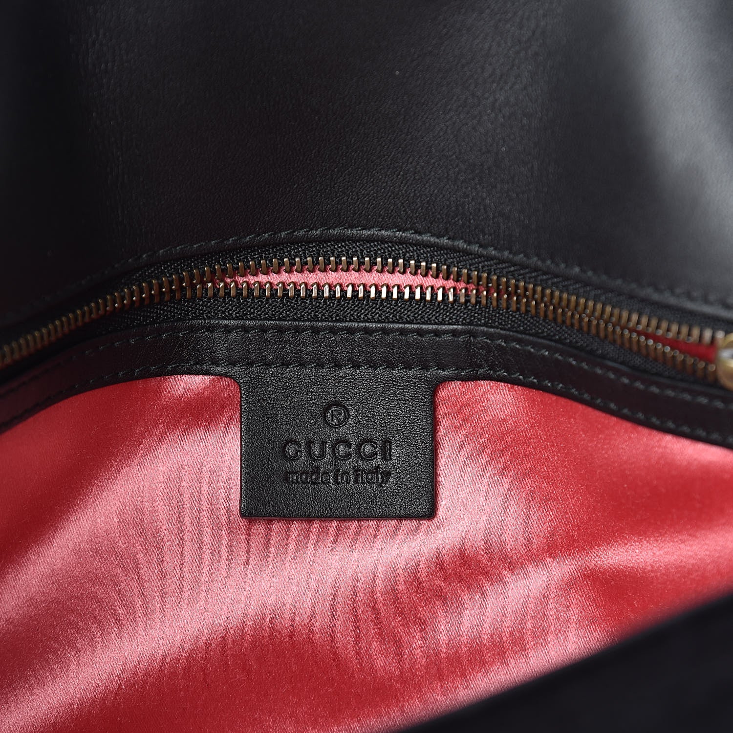 Gucci Velvet Matelasse Small GG Marmont Shoulder Bag Black 6 of 9