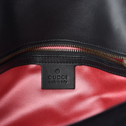 Gucci Velvet Matelasse Small GG Marmont Shoulder Bag Black 6 of 9