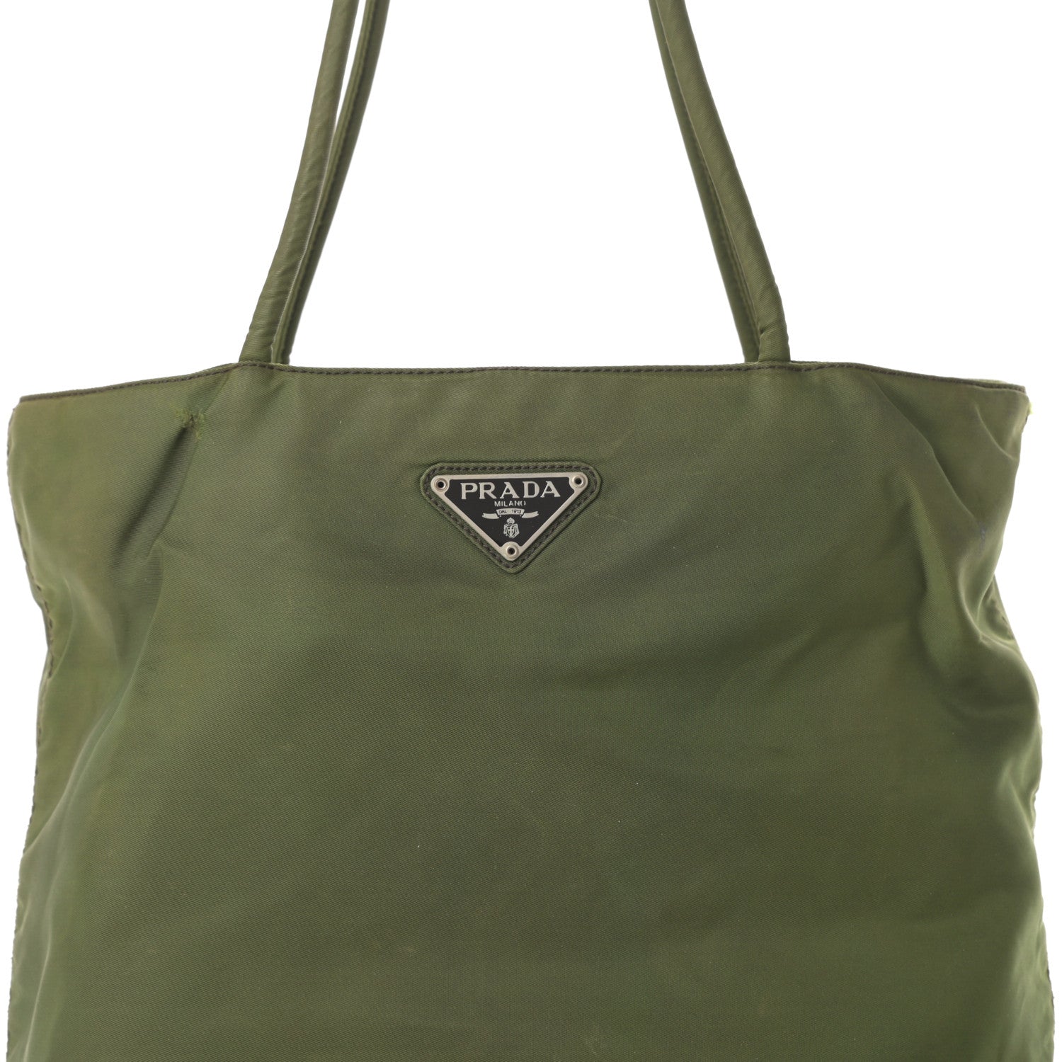 Prada Tessuto Nylon Tote Larice 8 of 15