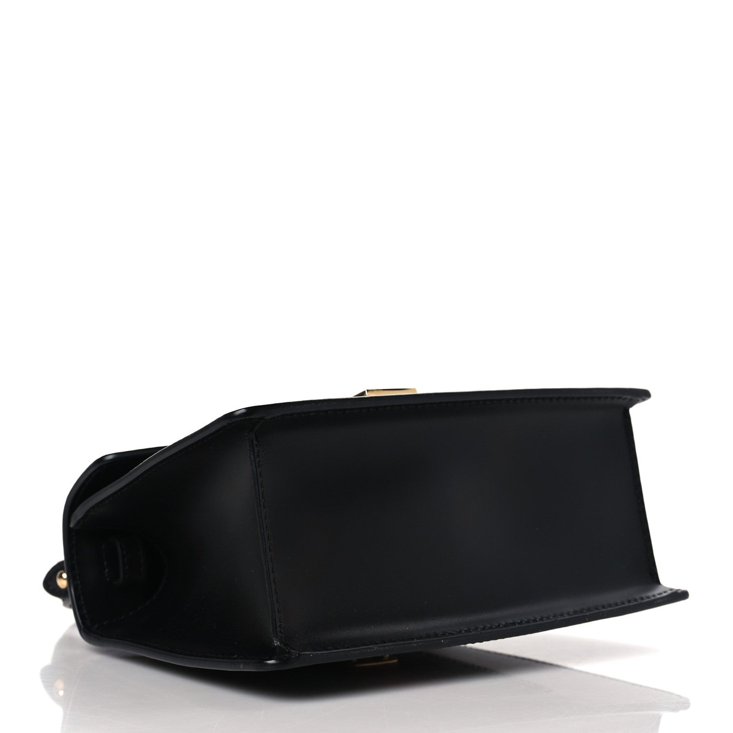 Gucci Calfskin Mini Sylvie Top Handle Bag Black 4 of 9