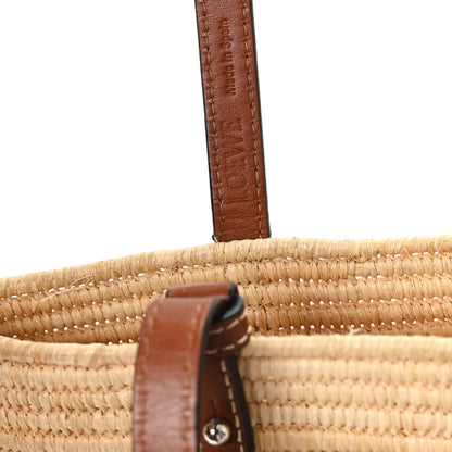 Loewe Raffia Small Square Basket Tote Bag Natural Tan 6 of 12