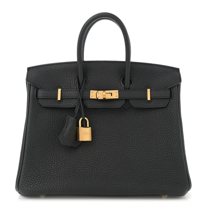Hermes Togo Birkin 25 Black 1 of 11