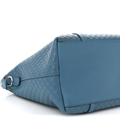 Gucci Soft Microguccissima Dome Satchel Deep Cobalt 9 of 10