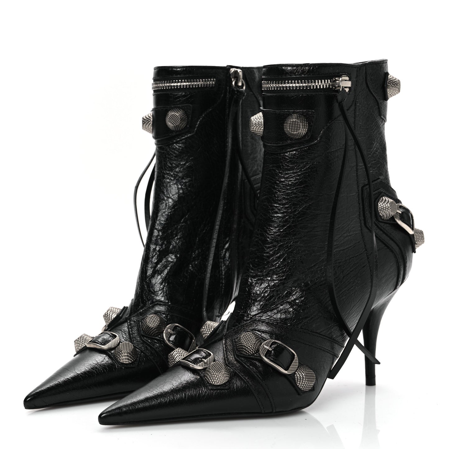 Agneau Arena Cagole 90mm Ankle Boots 36 Black