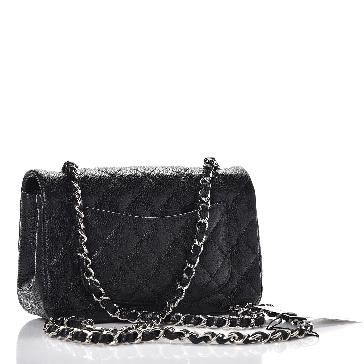 Chanel Caviar Quilted Mini Rectangular Flap Black 3 of 9