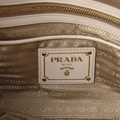 Prada Jacquard Logo Tote Talco 6 of 11