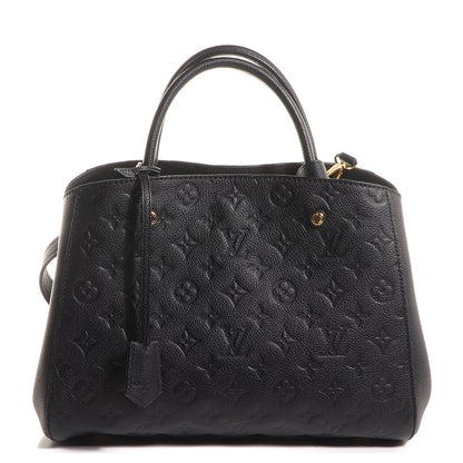 Louis Vuitton Empreinte Montaigne MM Black 1 of 9