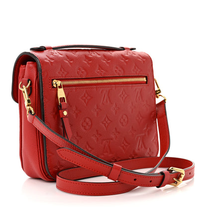 Louis Vuitton Empreinte Pochette Metis Scarlet 3 of 15