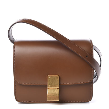 Celine Smooth Calfskin Small Classic Box Flap Bag Camel 1 of 9