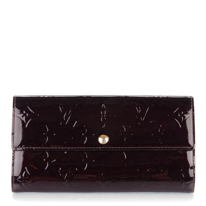 Louis Vuitton Vernis Sarah Wallet Amarante 1 of 9