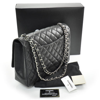 Chanel Caviar Maxi Flap Black SHW 5 of 11