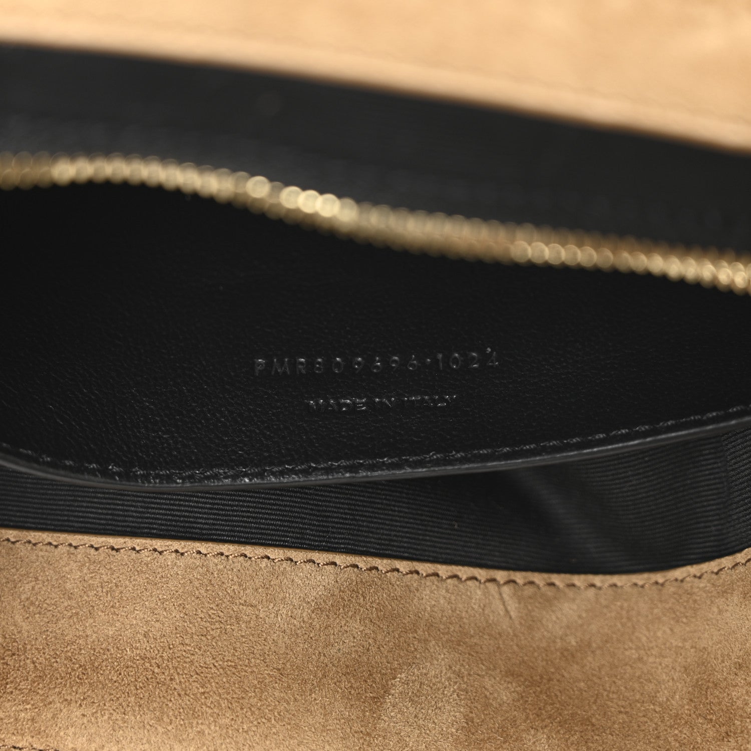 Saint Laurent Suede Matelasse Monogram Medium Jamie 4.3 Golden Leaf 7 of 10