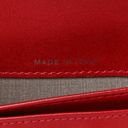 Chanel Caviar Sevruga Yen Wallet Red 7 of 9