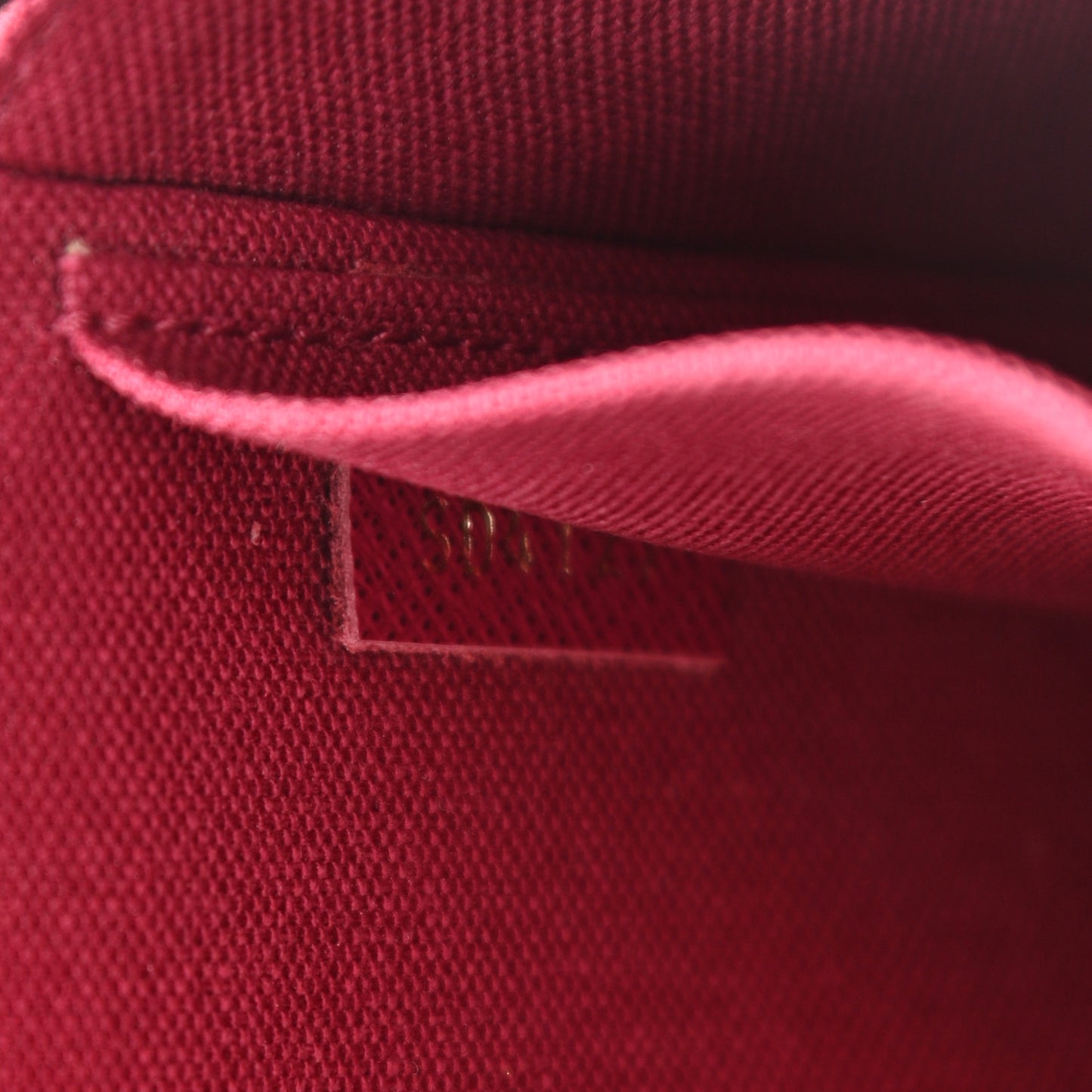 Monogram Pochette Felicie Chain Wallet Fuchsia