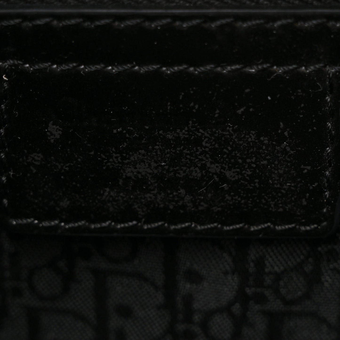 Patent Cannage Large Lady Dior Black