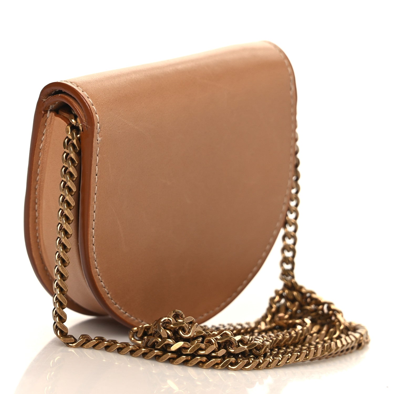 Saint Laurent Calfskin Monogram Baby Kaia Crossbody Bag Vintage Brown 3 of 9