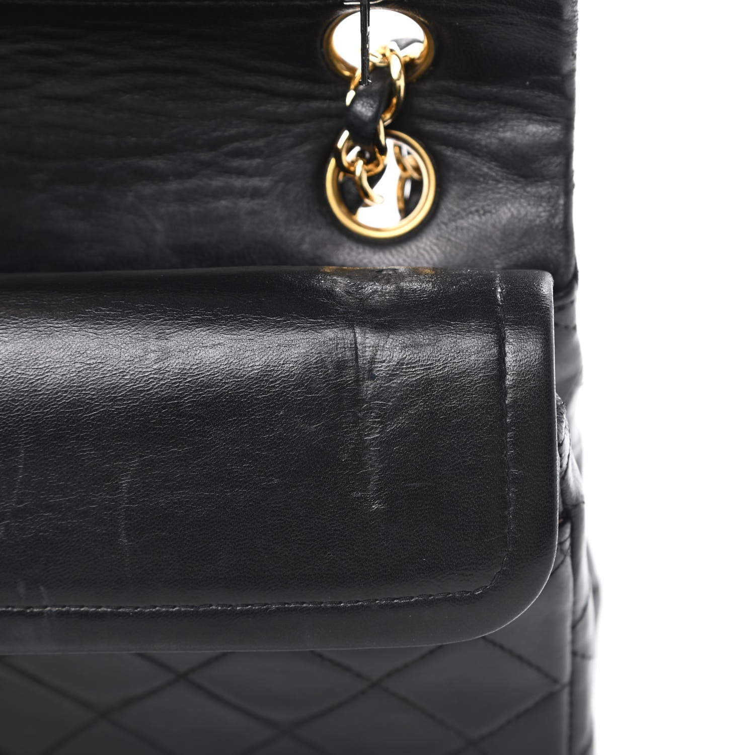 Chanel Lambskin Quilted Small Double Flap Black 14 of 21