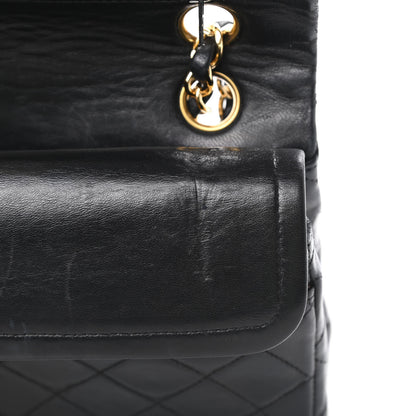 Chanel Lambskin Quilted Small Double Flap Black 14 of 21