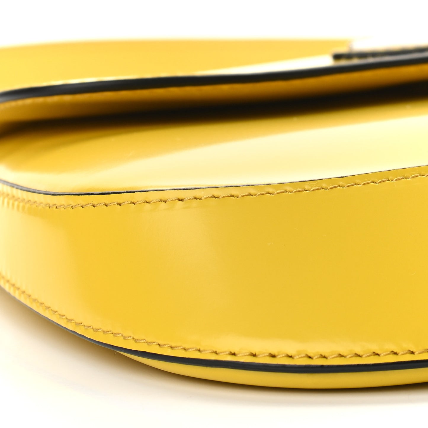 Spazzolato Cleo Flap Shoulder Bag Sole Black