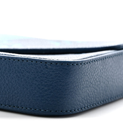 Louis Vuitton Empreinte Monogram Giant Felicie Pochette Chain Wallet Gradient Blue 9 of 10