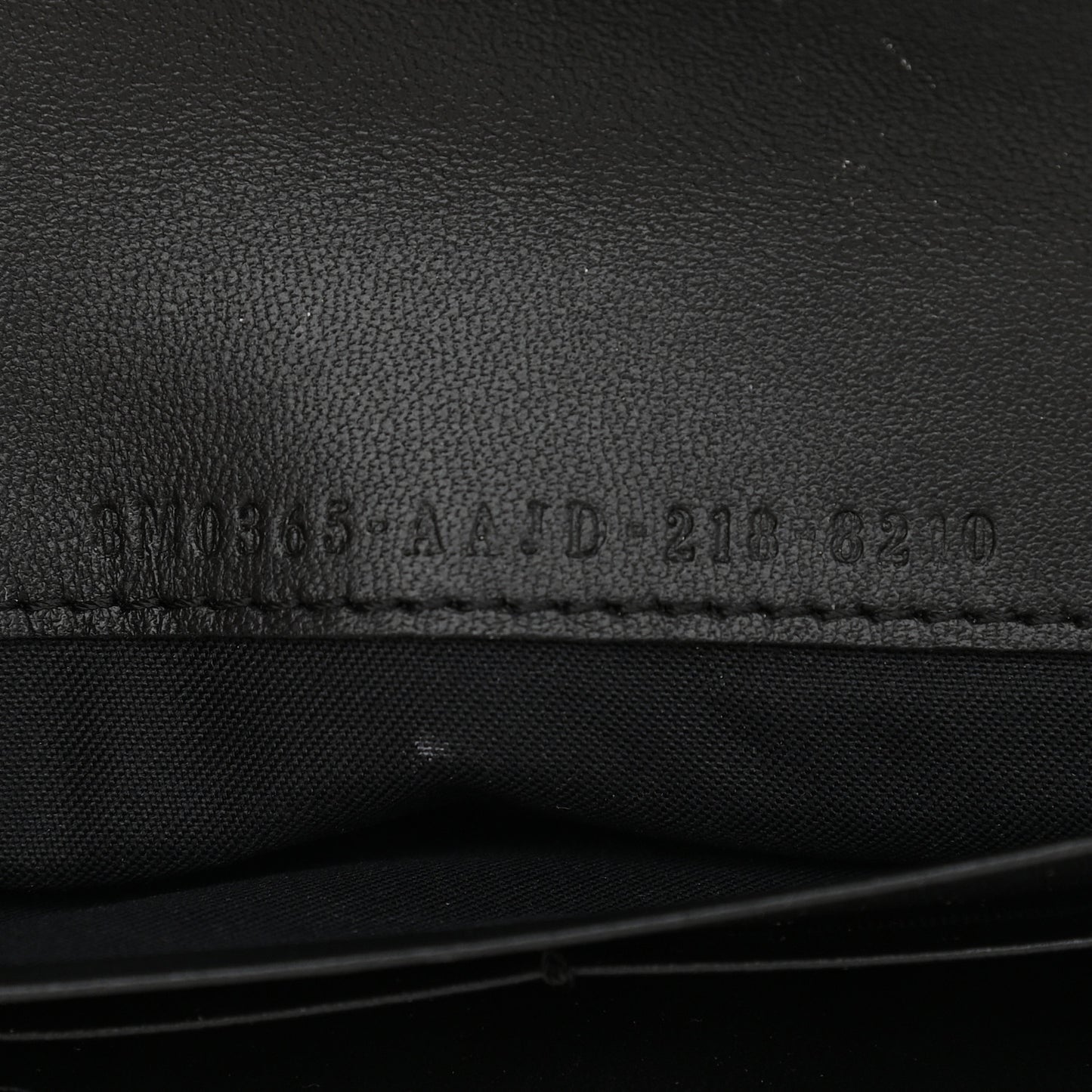 Nappa Matisse FF Embossed Continental Wallet On Chain Black