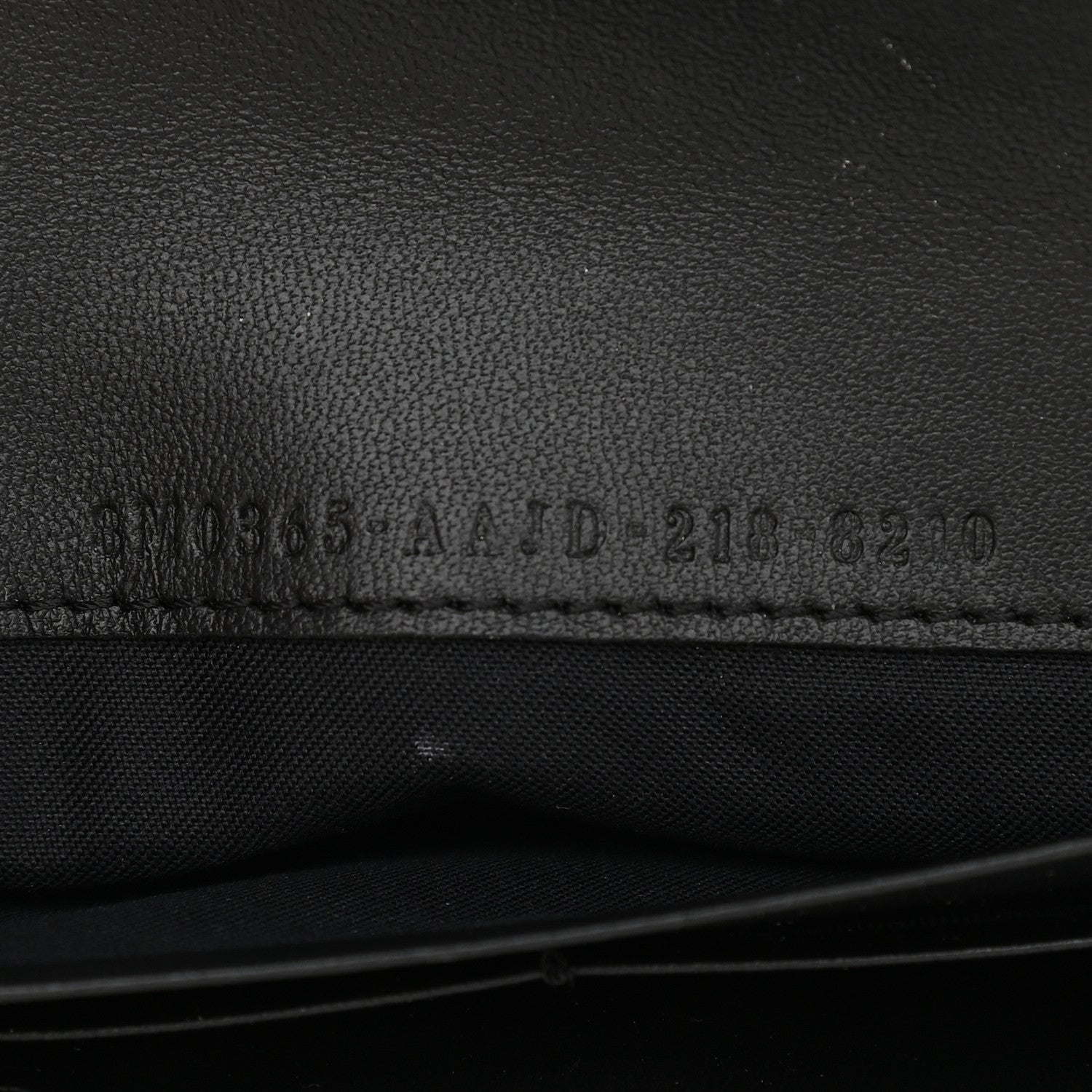 Fendi Nappa Matisse FF Embossed Continental Wallet On Chain Black 6 of 9