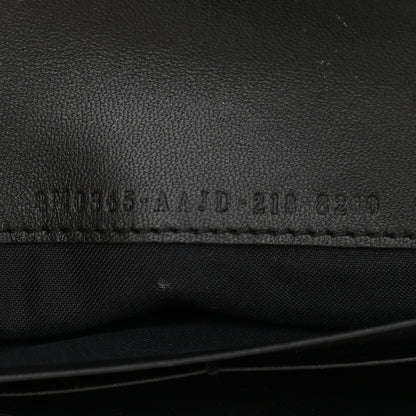 Fendi Nappa Matisse FF Embossed Continental Wallet On Chain Black 6 of 9
