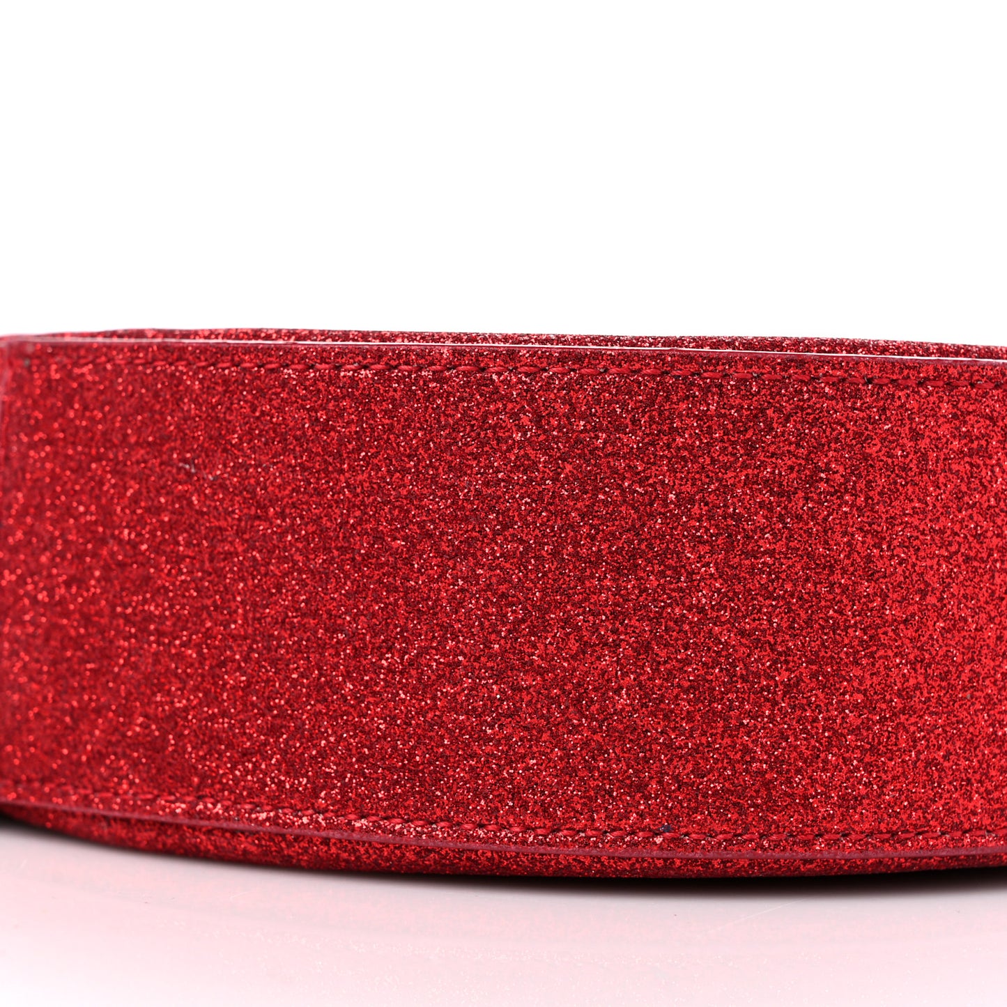 Glitter Round Crossbody Red