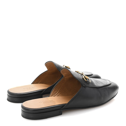 Gucci Calfskin Womens Princetown Slippers 36.5 Black 5 of 10