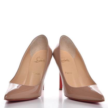 Christian Louboutin Patent Pigalle 100 Pumps 38 Nude 7 of 10
