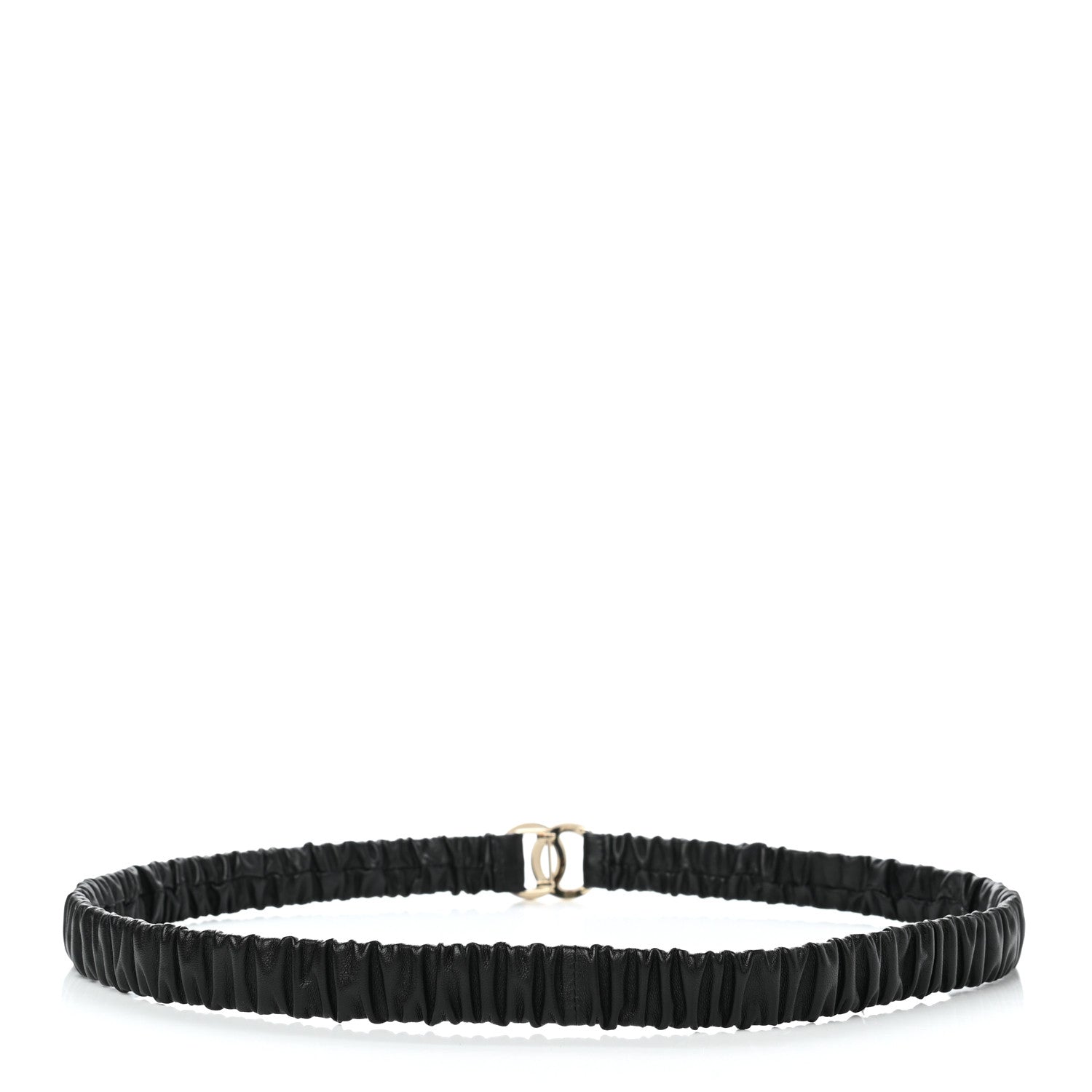 Chanel Calfskin CC Belt 95 38 Black 2 of 5