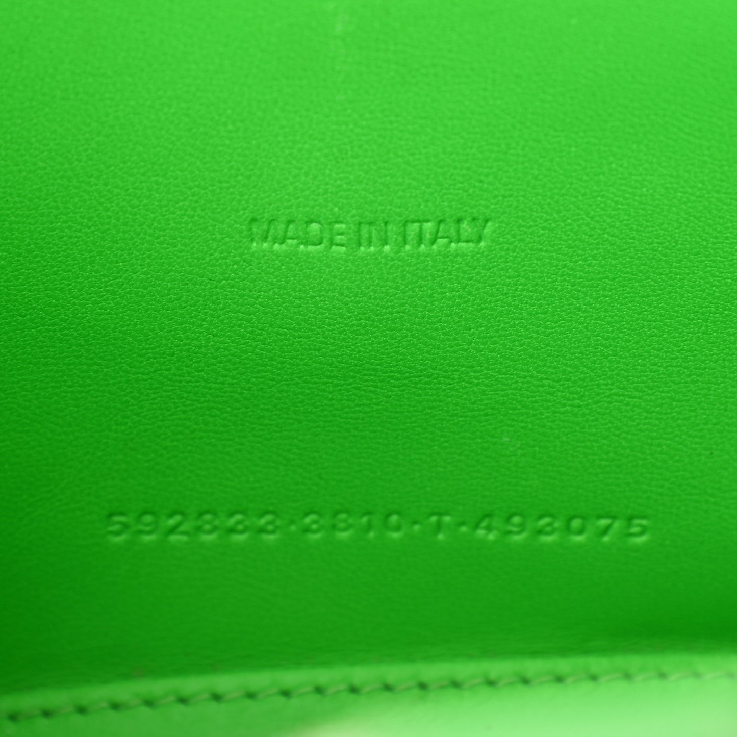 Shiny Calfskin Crocodile Embossed Hourglass Top Handle Bag XS Fluo Green