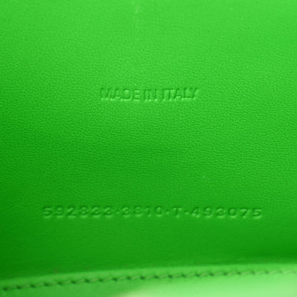 Balenciaga Shiny Calfskin Crocodile Embossed Hourglass Top Handle Bag XS Fluo Green 7 of 13