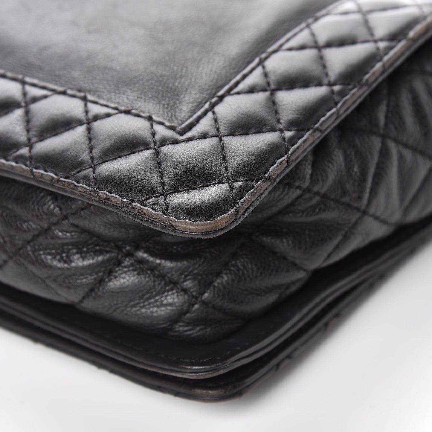 Calfskin New Medium Boy Reverso Flap Black