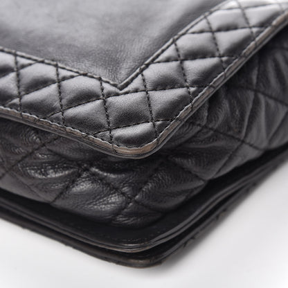 Chanel Calfskin New Medium Boy Reverso Flap Black 17 of 19