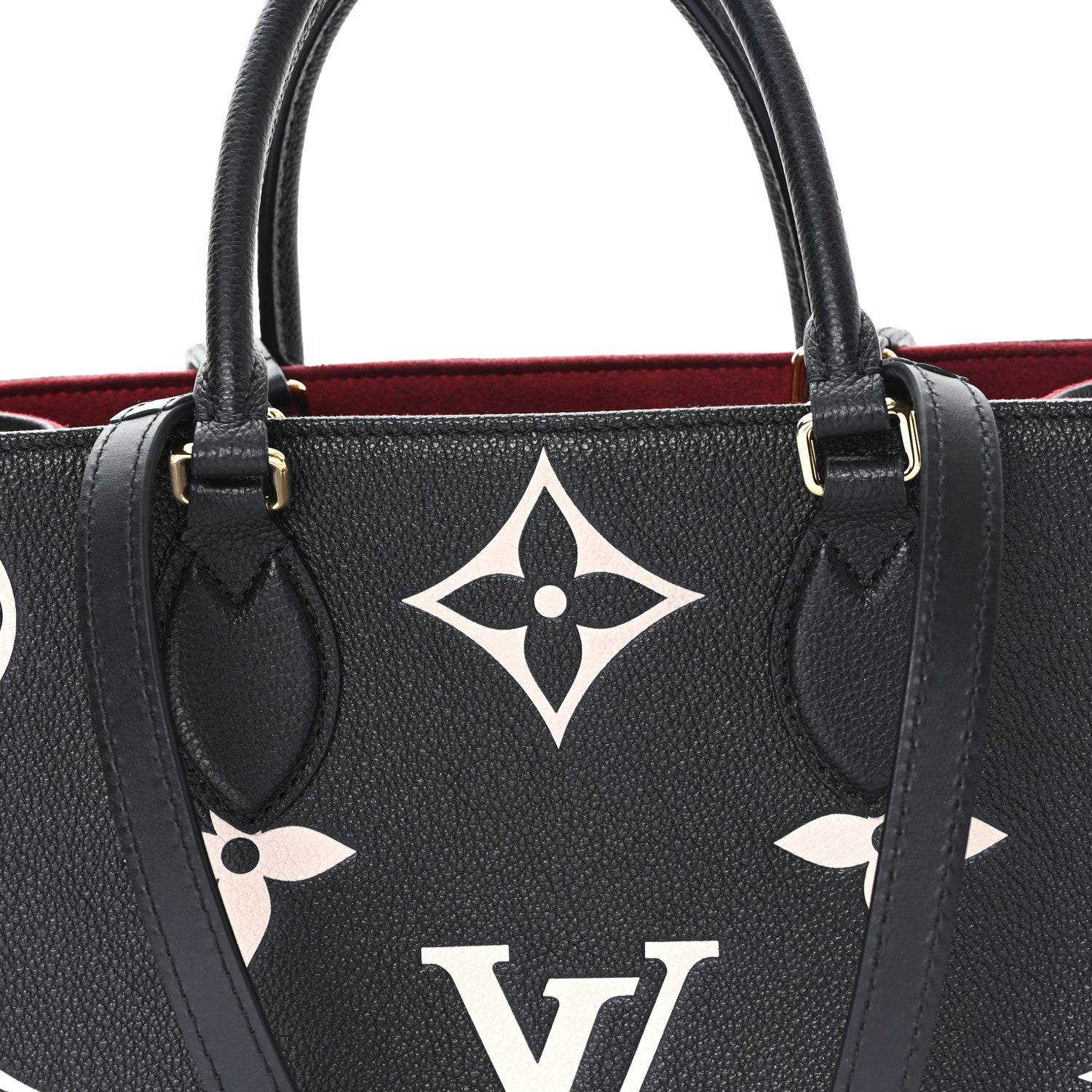 Louis Vuitton Empreinte Monogram Giant Onthego MM Black Beige 7 of 13