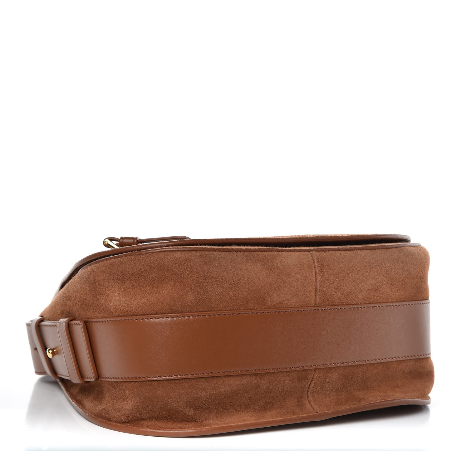 Suede Jennifer Saddle Bag Tobacco