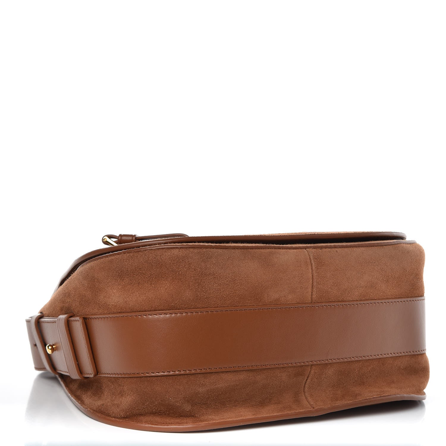 Tom Ford Suede Jennifer Saddle Bag Tobacco 4 of 12