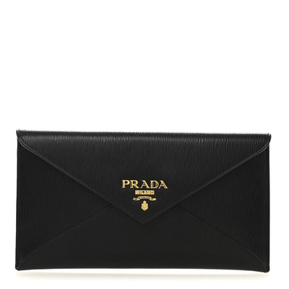 Prada Vitello Move Envelope Wallet Black 1 of 7